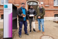 Erster Mieter im neuen Wohnheim Neuburg